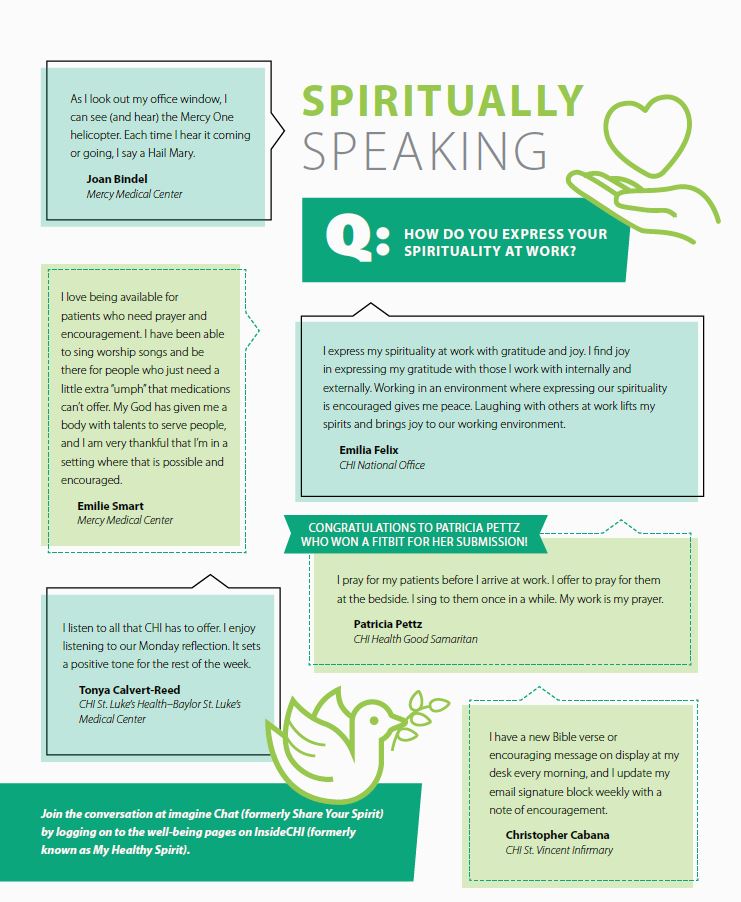 Infirmary Coworker Featured in Imagine’s Speaking Spiritually – One ...