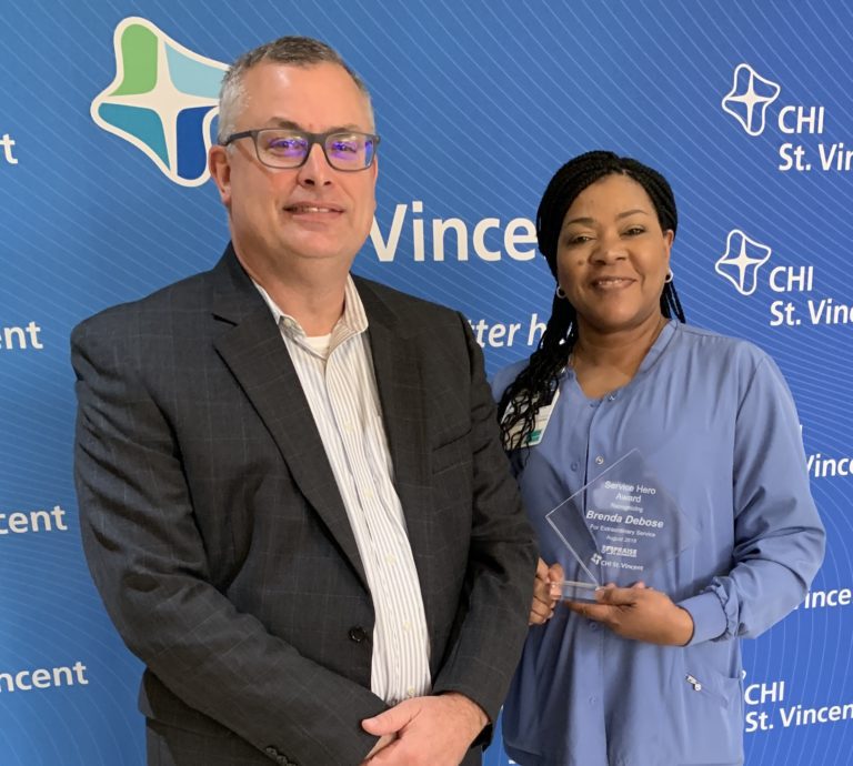 Brenda DuBose Named Service Hero at Infirmary – One Spirit Blog