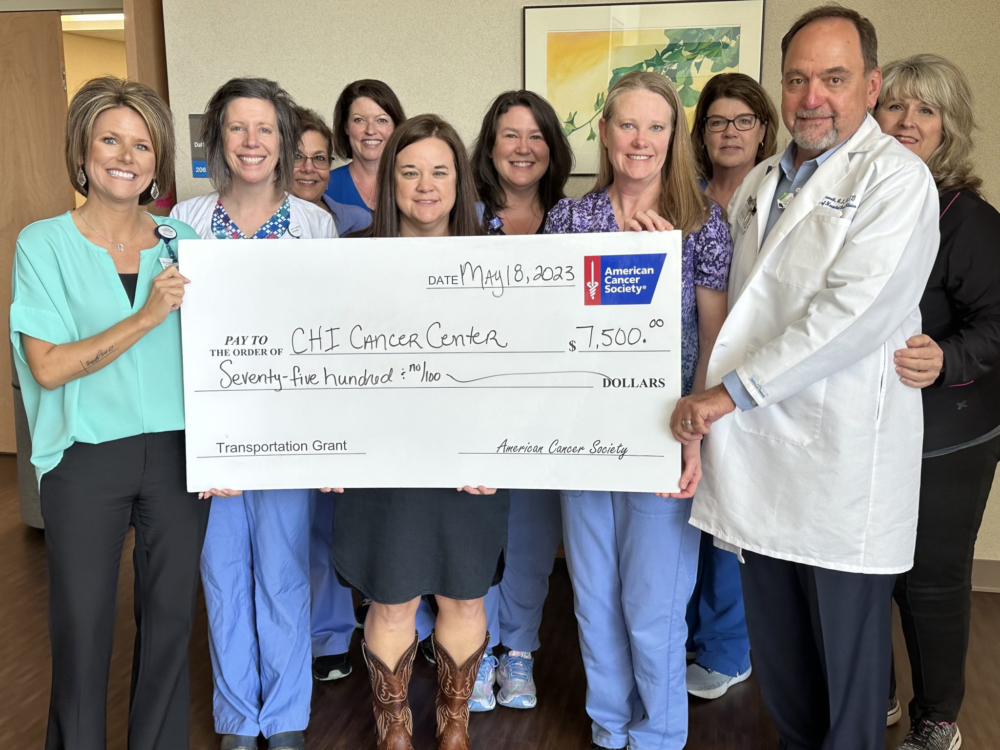 Hot Springs Receives $7,500 Grant from the American Cancer Society ...